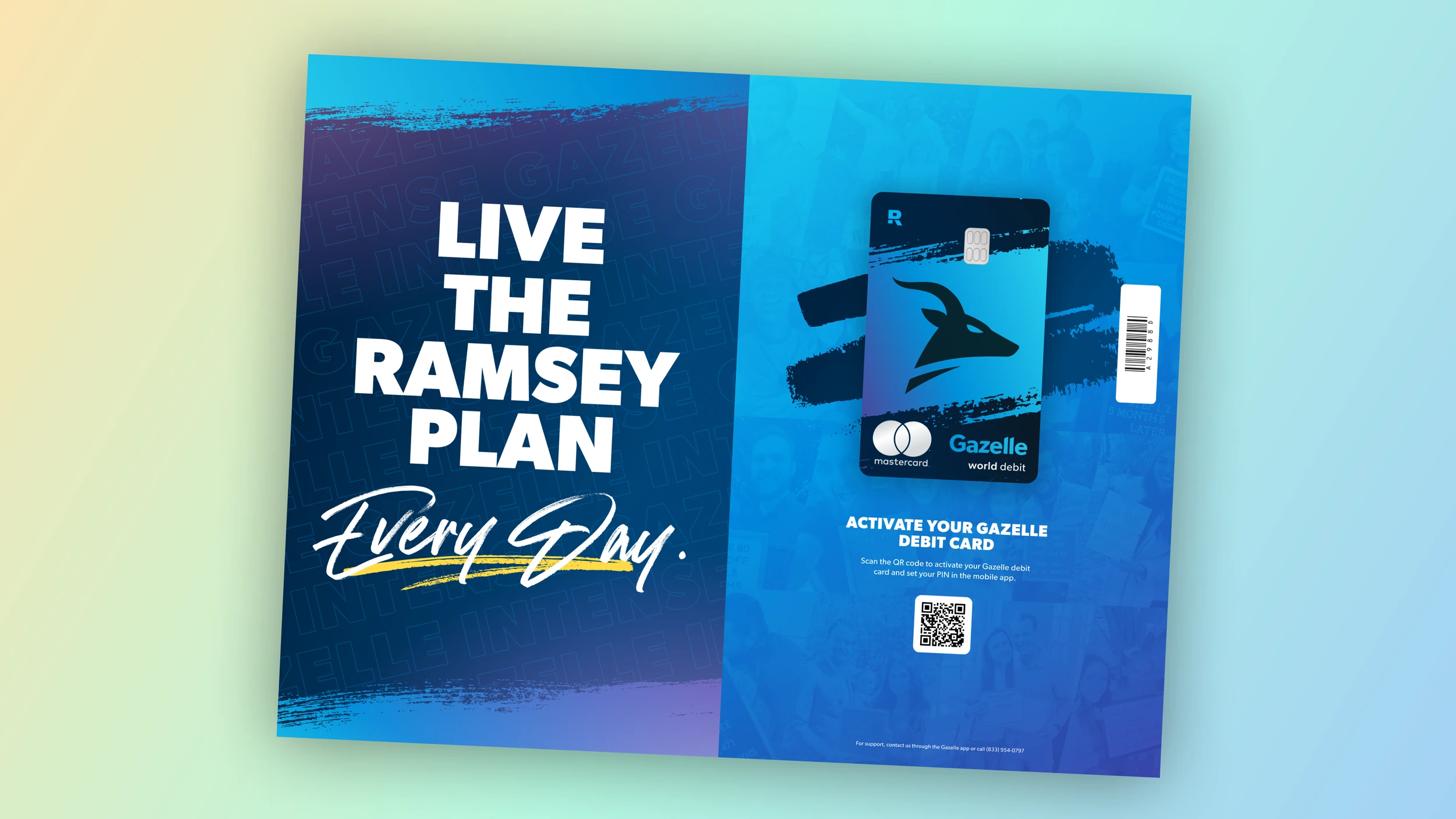 Vertical coffee can mockup with clean monochrome label design