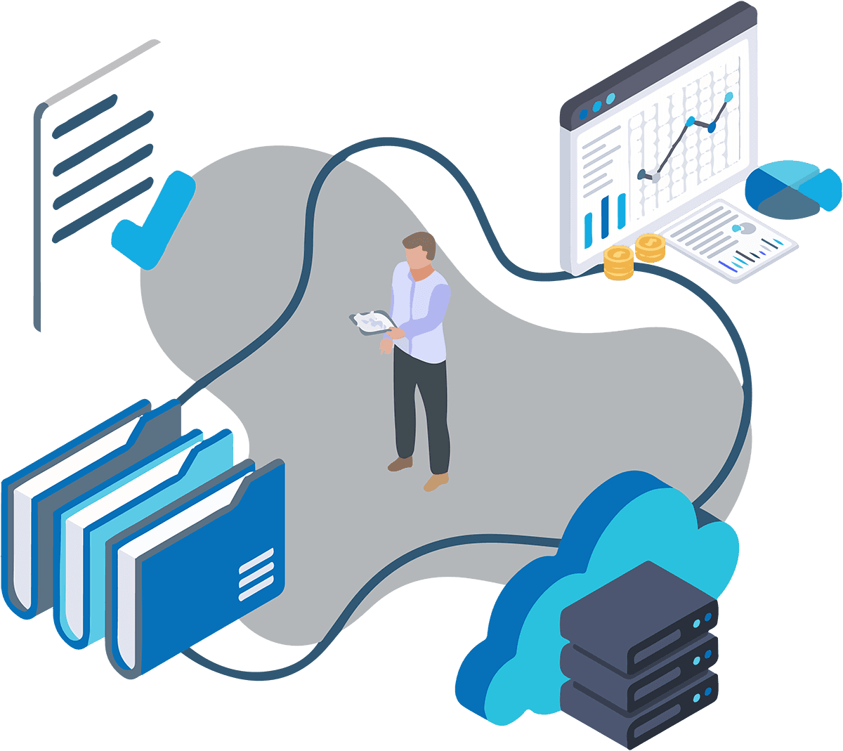 person managing cloud based work - Best Cloud-Based Document Generation Platforms
