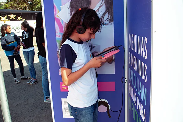 Estação 'Mude o Mundo LAB'.