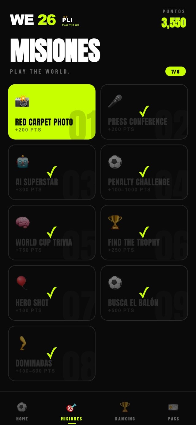The 10 missions