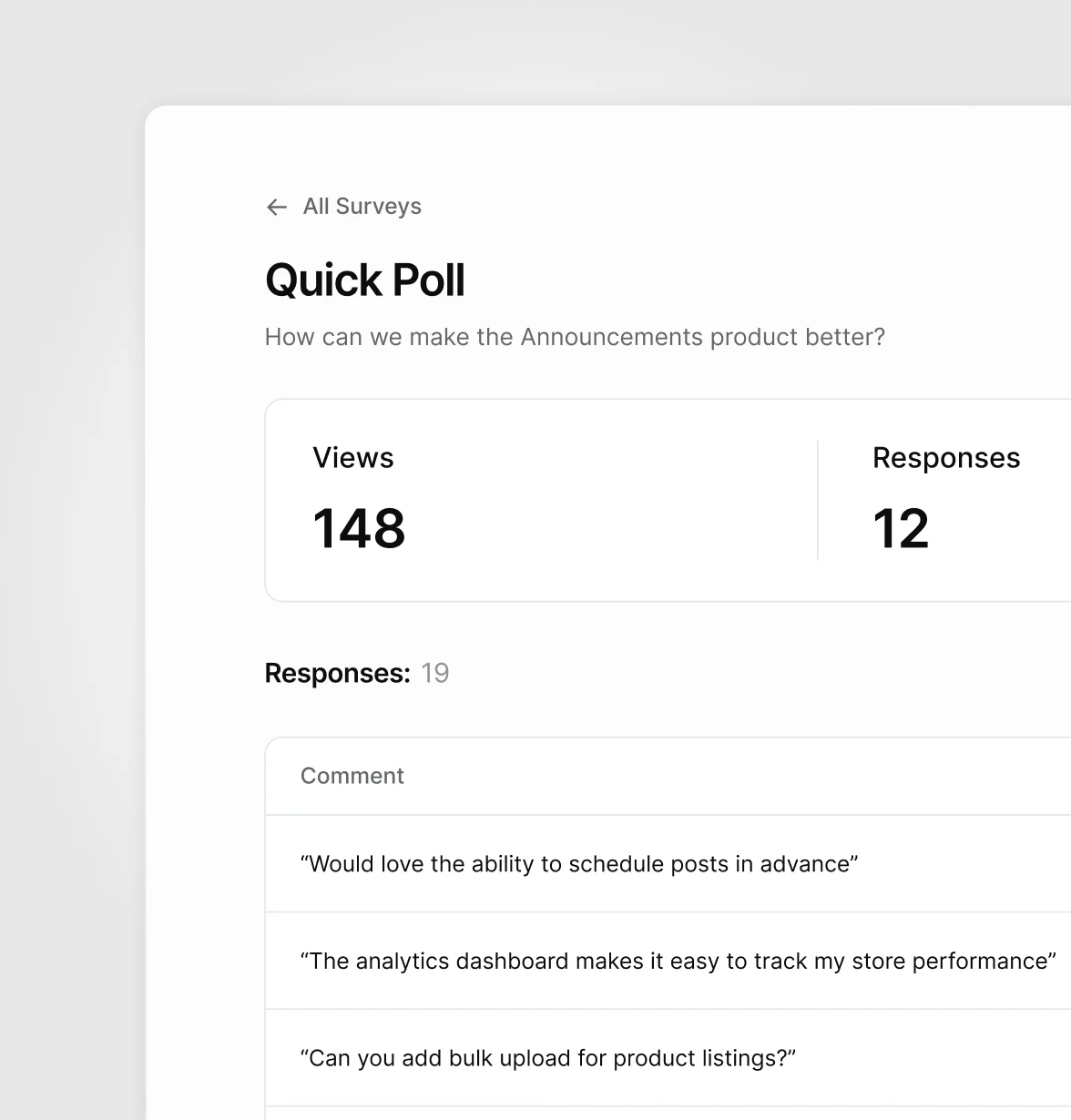 analytics for surveys