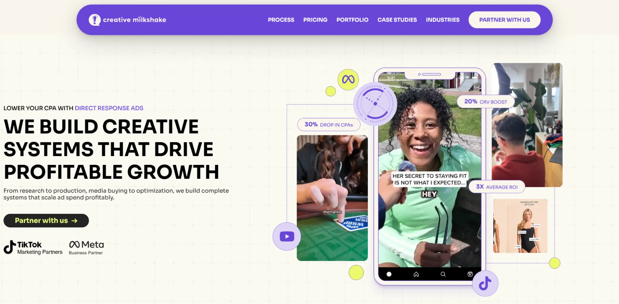 Creative Milkshake - Best for fintech brands ready to scale with performance-first creative.