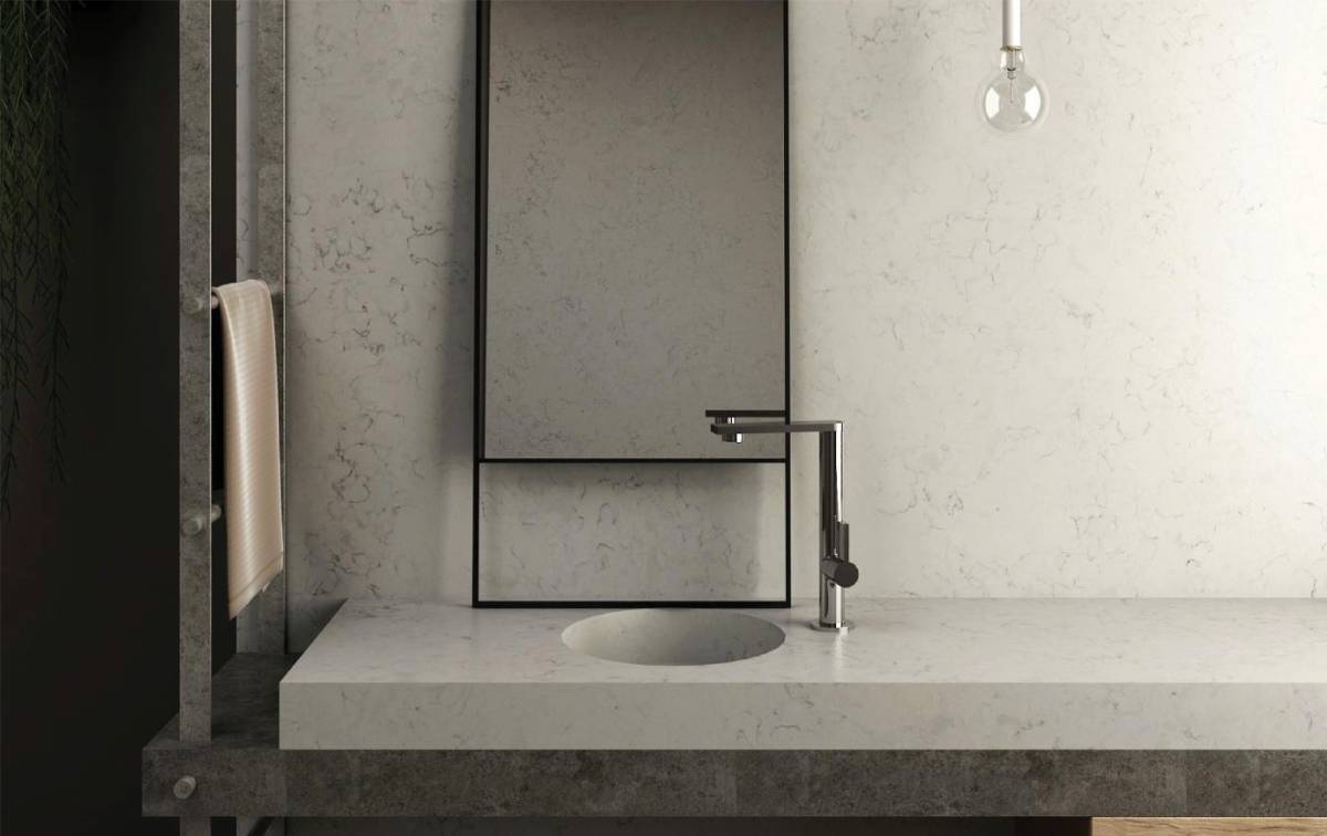 omnia quartz bathroom countertops | homeowner hq