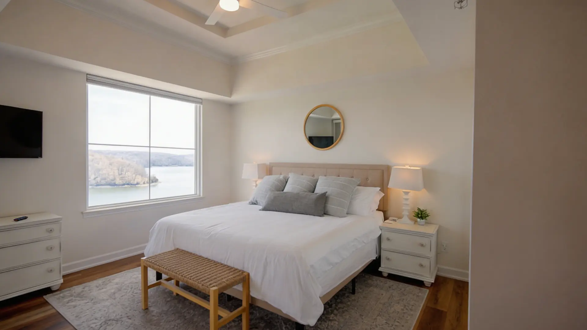 blue spiral light on red background