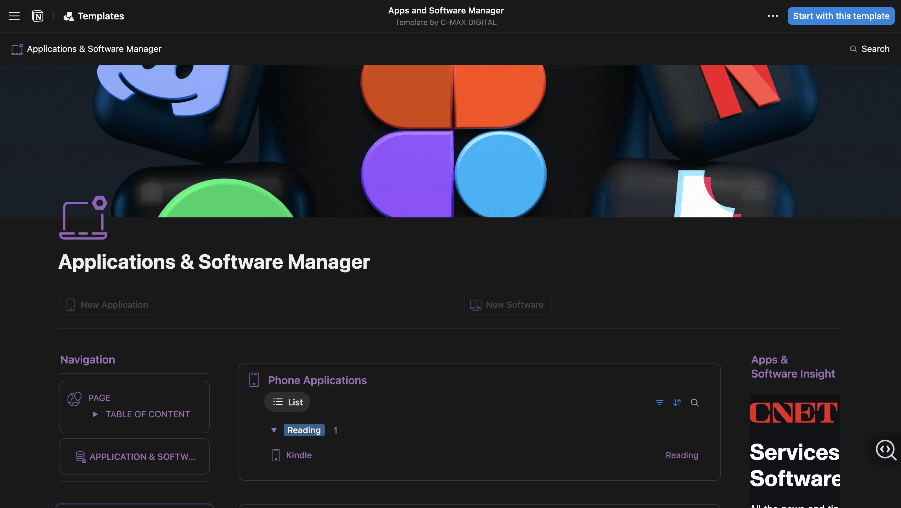 Apps and Software Manager