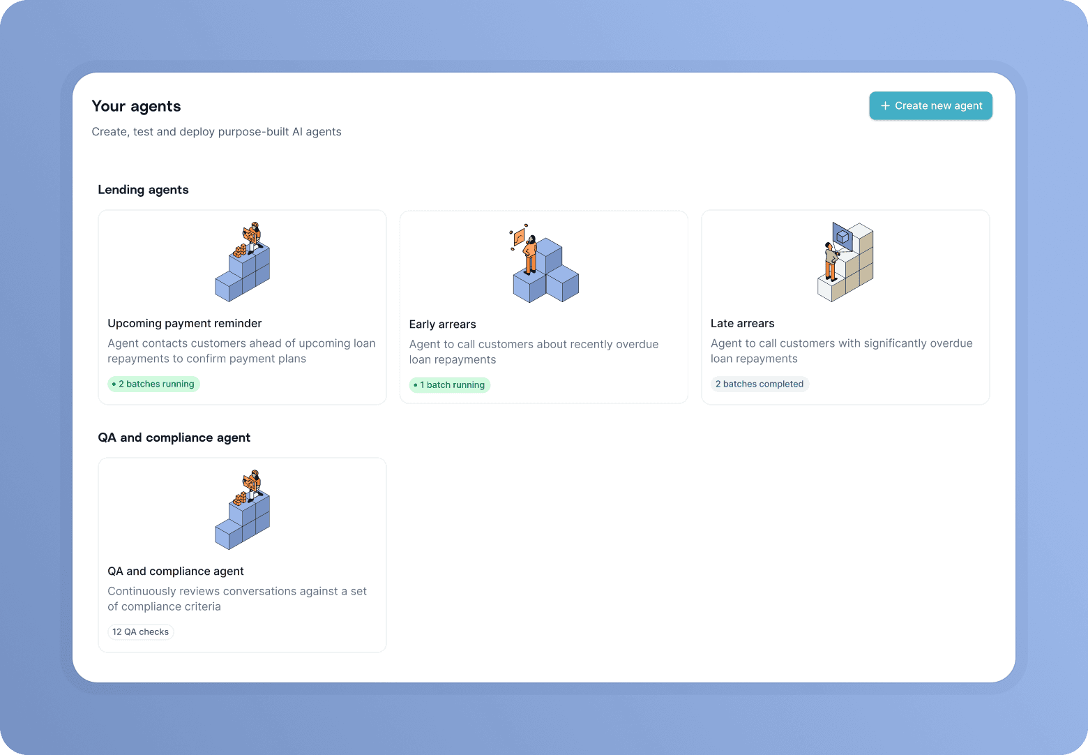 Gradient Labs’ suite of specialised agents for the lending lifecycle
