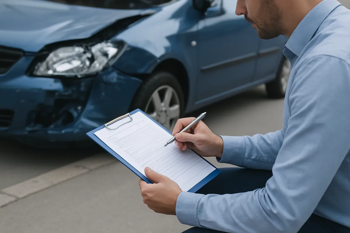 Verkehrsunfall Dokumentation Checkliste summary