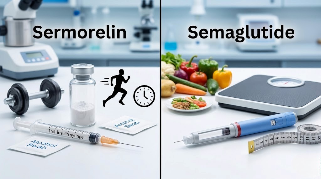 Sermorelin vs semaglutide