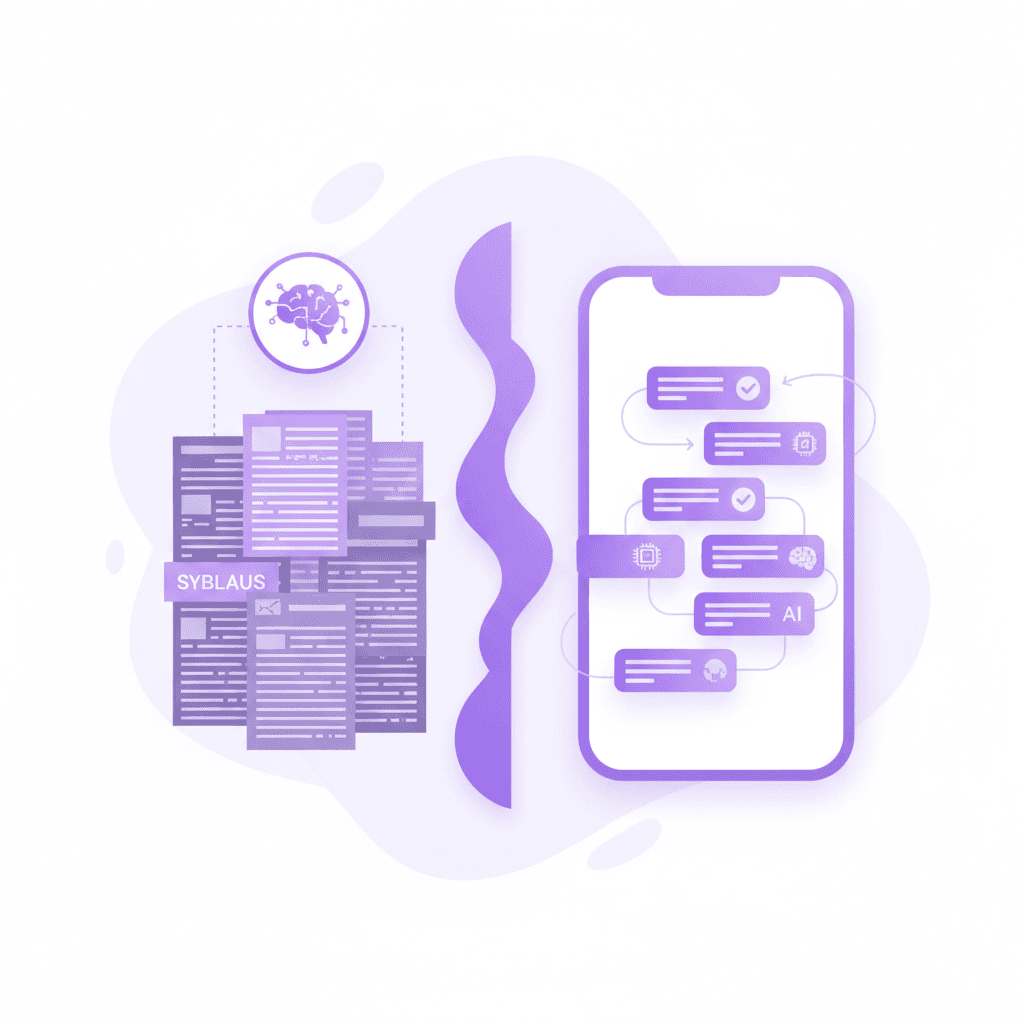 An ai flashcard maker converting a lecture PDF into digital flashcards
