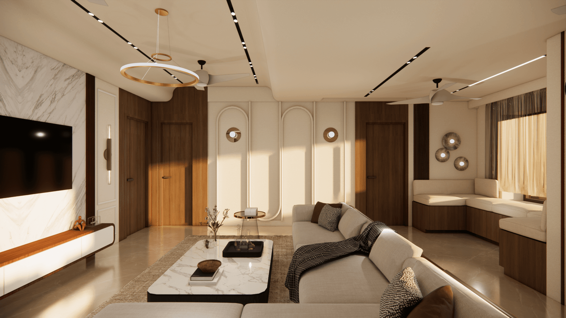 Project showcase image featuring a modern, refined interior.
