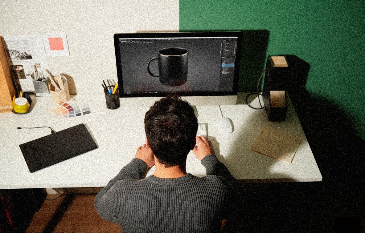 Office discussion scene