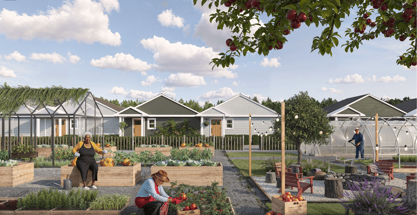 Luxury coastal residence with open-air living space and ocean views at sunset.