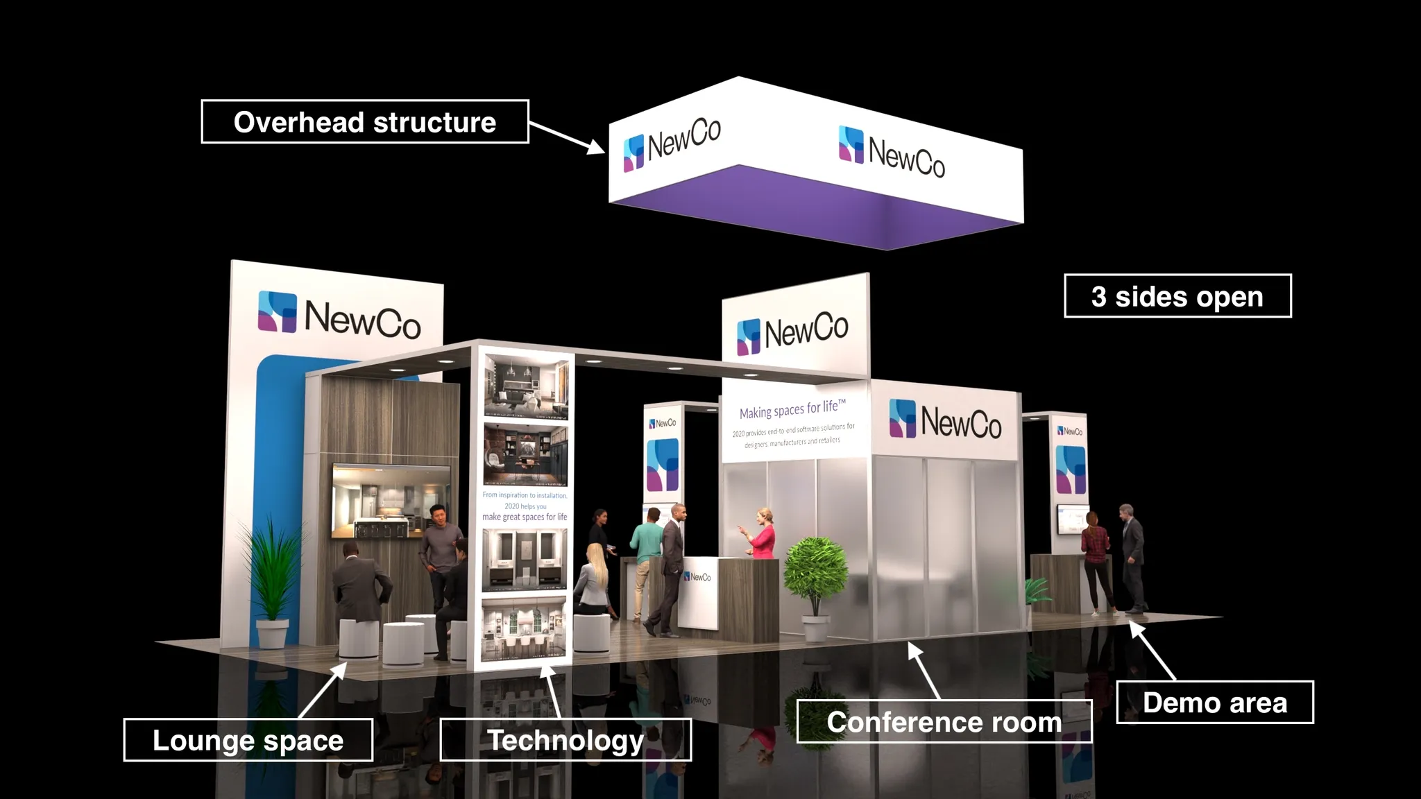 Best 20x20 Trade Show Booth Design Examples for 2025