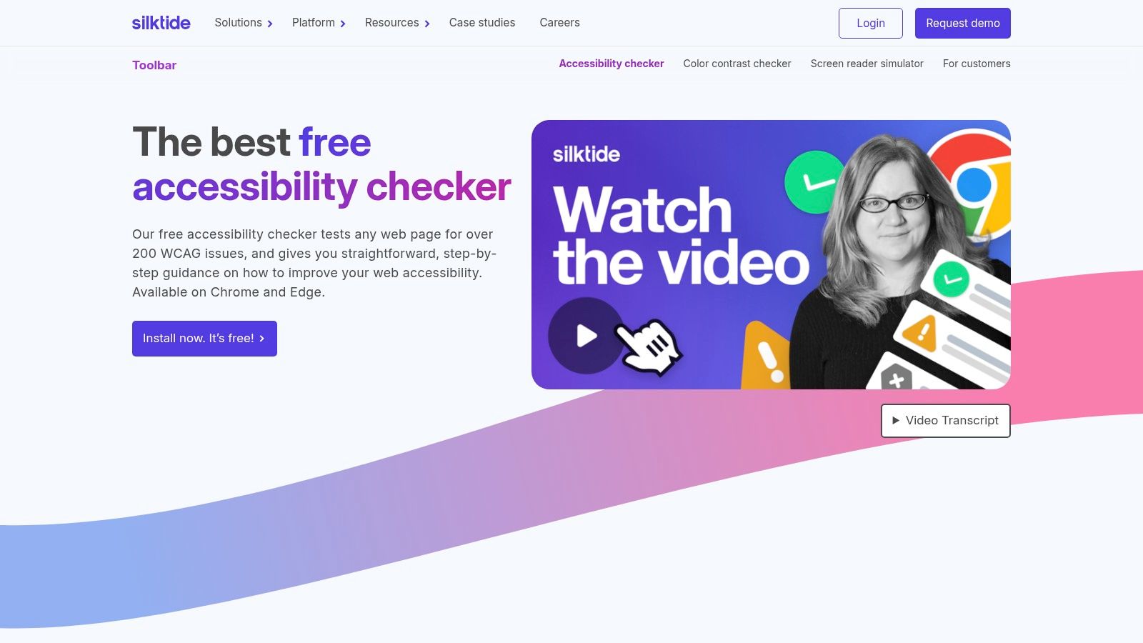 Silktide Toolbar (free Accessibility Checker)