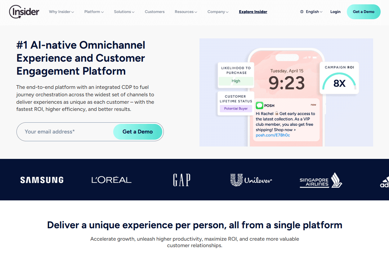 Insider Dashboard Screenshot