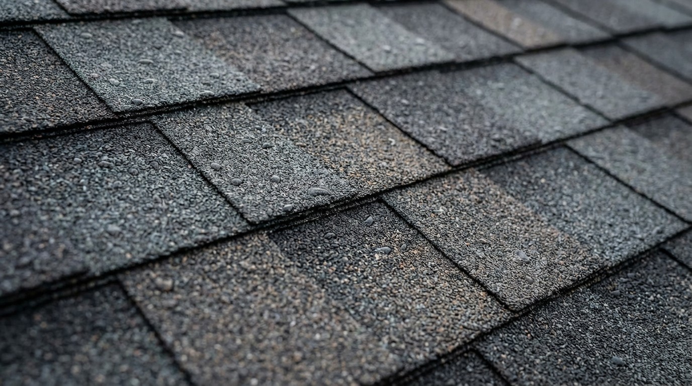 IKO Dynasty shingles close-up showing dimensional architectural design