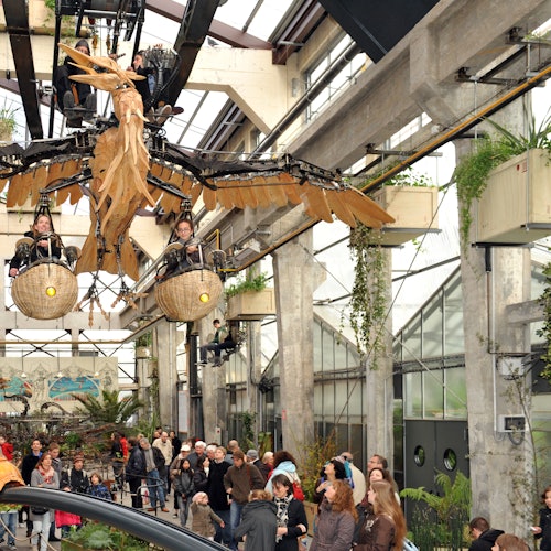 蒼鷺的飛行 - 機器島畫廊 © Jean-Dominique Billaud