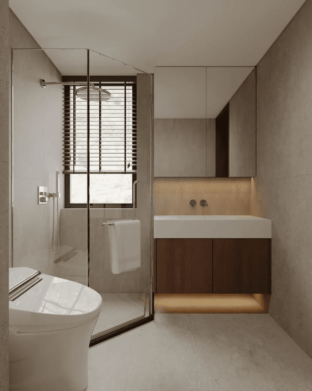alt="Japanese inspired cafe seating area interior design Singapore Moss Matcha"