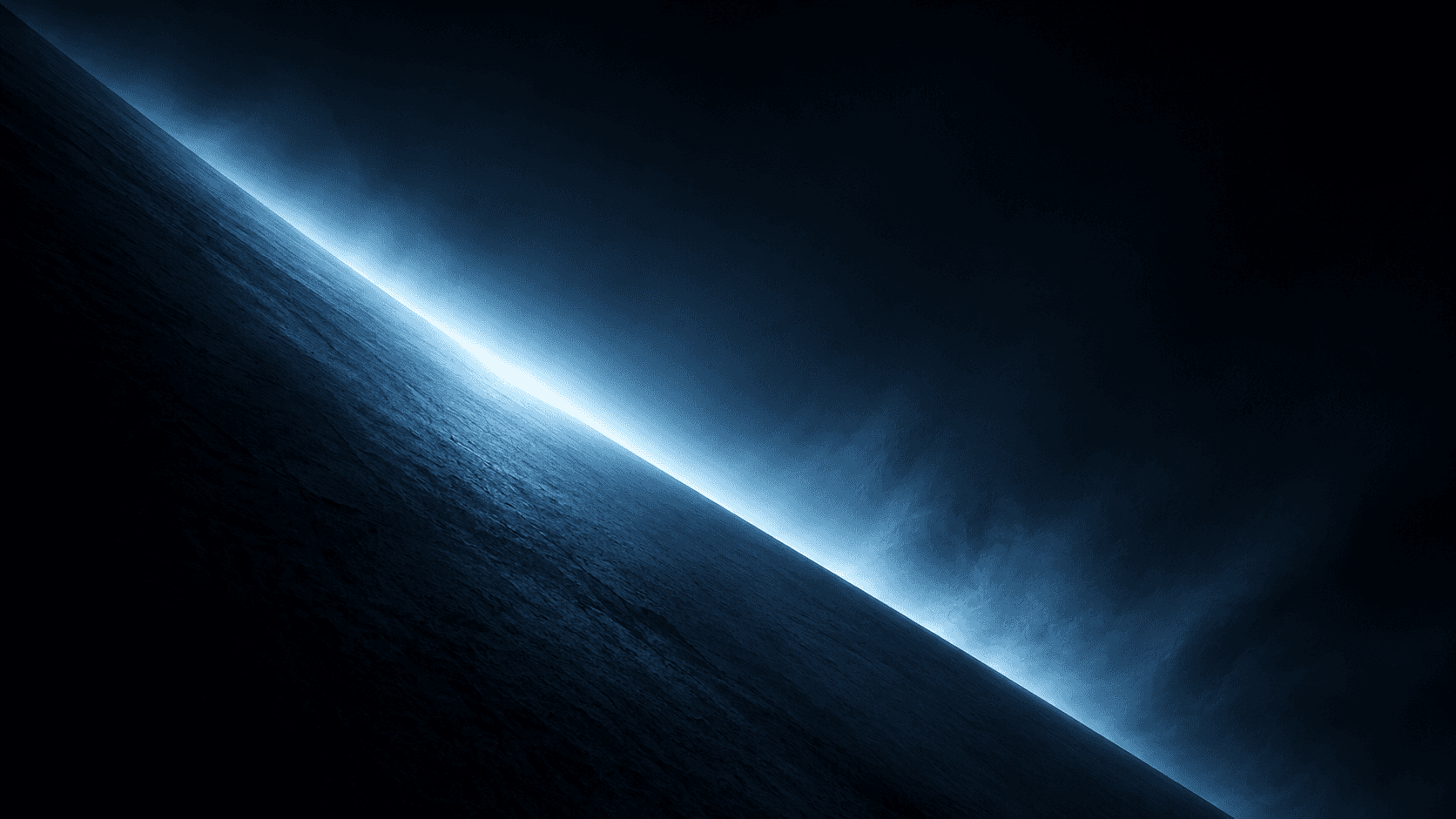 Abstract blue lights