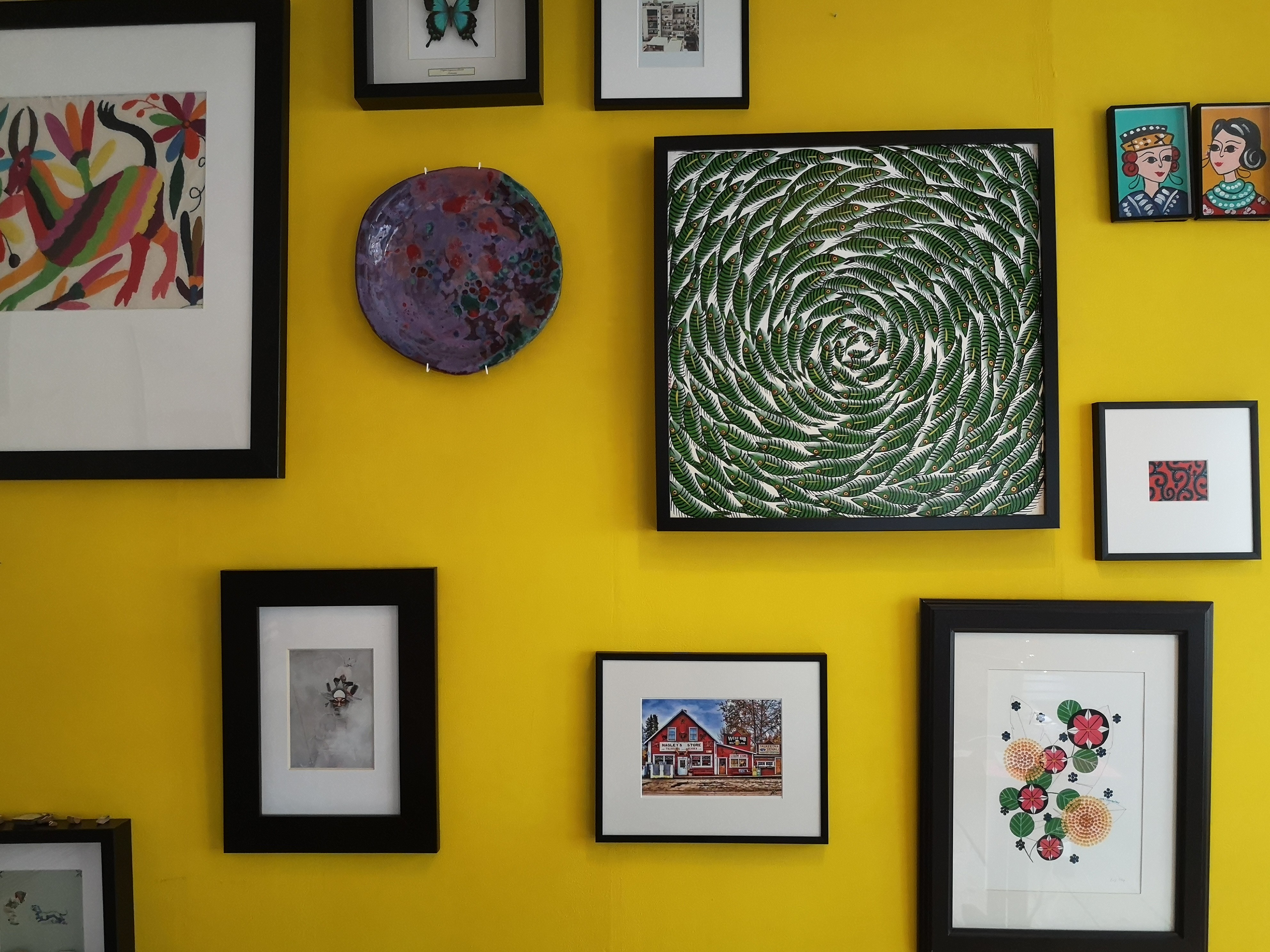 Orange Minds Yellow Wall