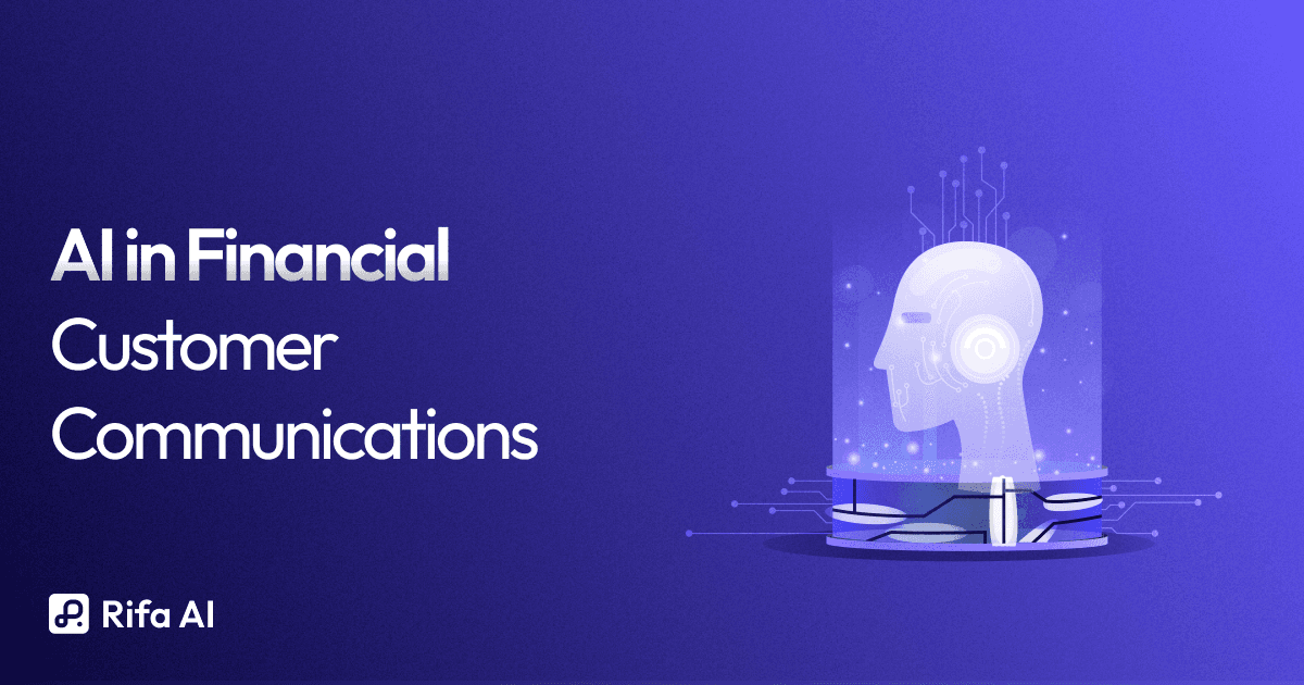 ai in customer communications for financial services