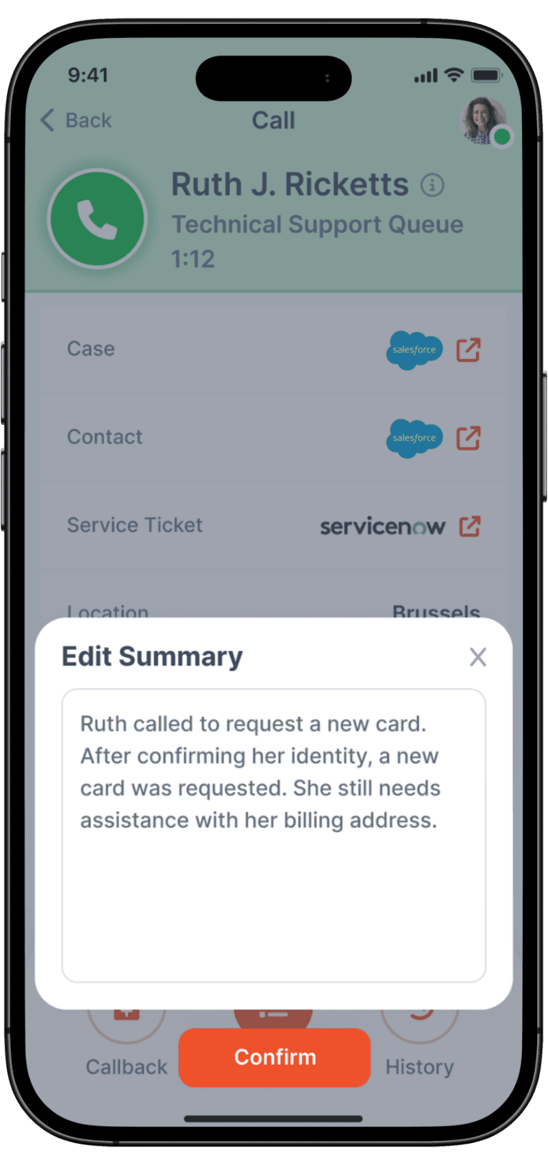 Mobile Office for Genesys Cloud Associate screenshot