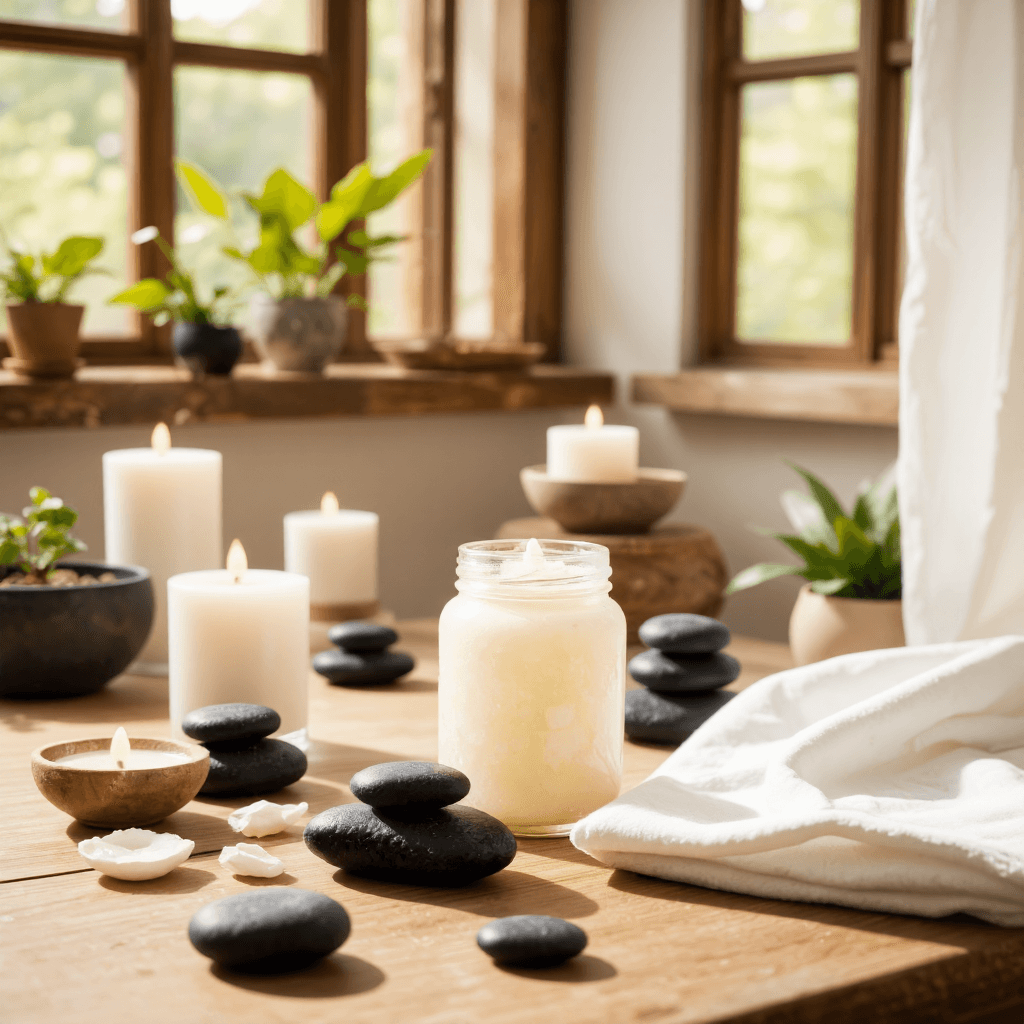 product photography of jar of sea scrub