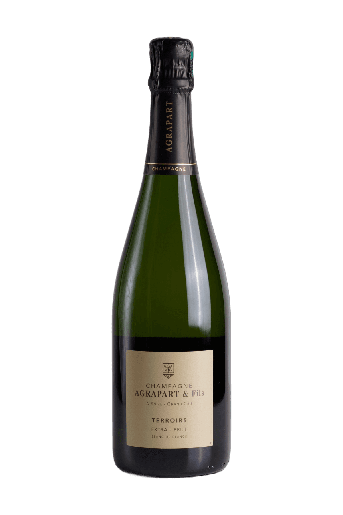 Bottle of Champagne Pascal Agrapart Grand Cru Terroirs Blanc de Blancs NV