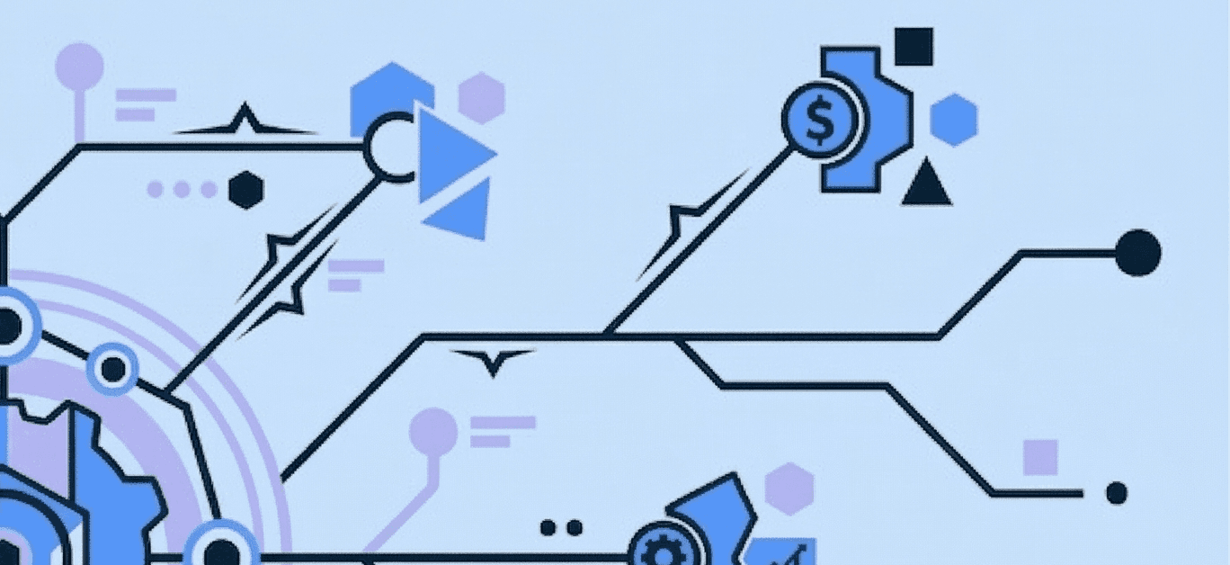 Technische NOAVIA-Visualisierung eines vernetzten Firmenwissenssystems (Living Brain) für den Mittelstand: Die Infografik zeigt die zentrale Verknüpfung von Mitarbeiter-Teams, Produktionsdaten, Vertrieb, E-Commerce, Buchhaltung und ERP-Systemen, um Wissensverlust bei Mitarbeiterfluktuation zu vermeiden und die Wettbewerbsfähigkeit 2026 zu sichern. Alle komplexen node-basierten Verbindungen sind in NOAVIA CI-Farben ausgeführt.