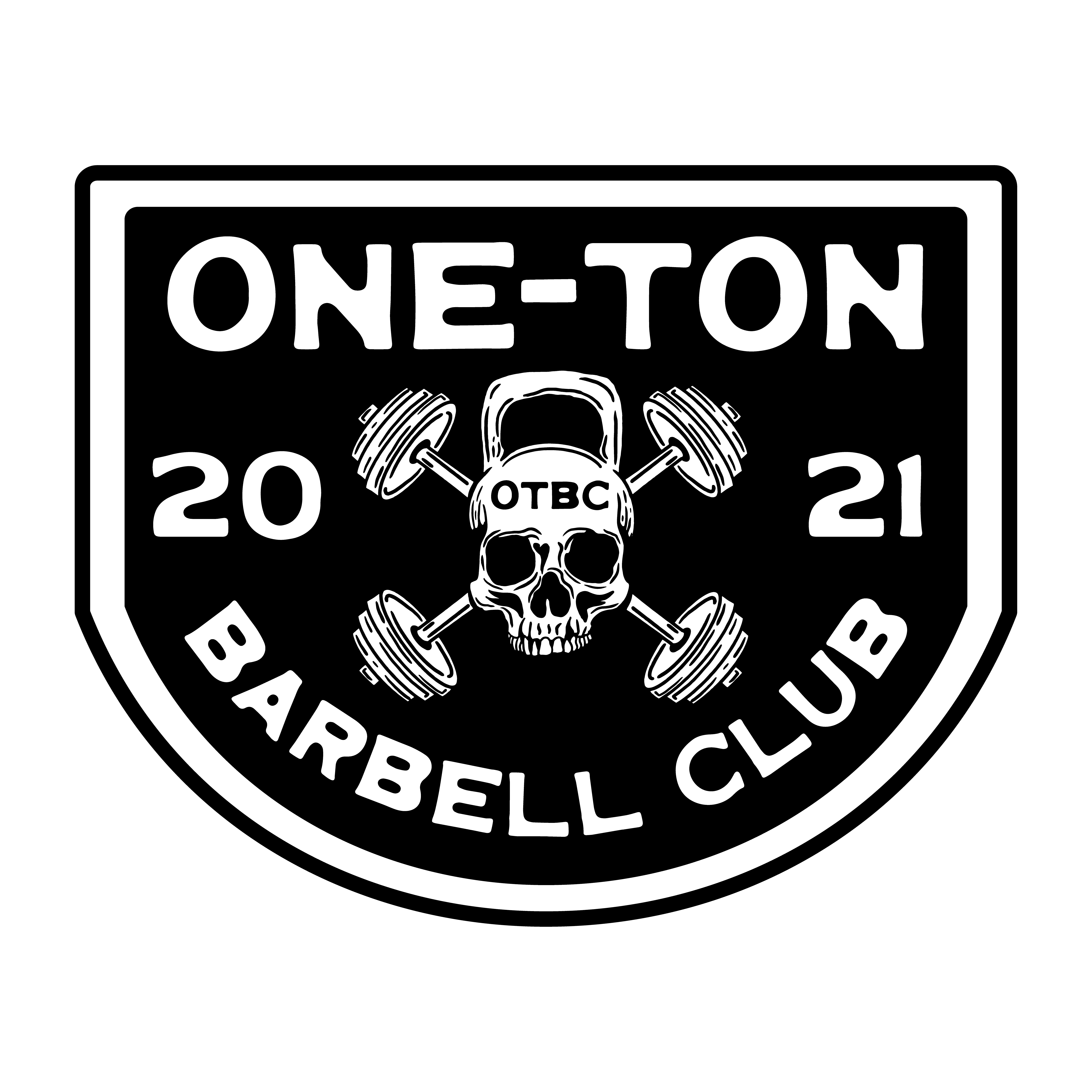 One-Ton Barbell Club Brand Mark