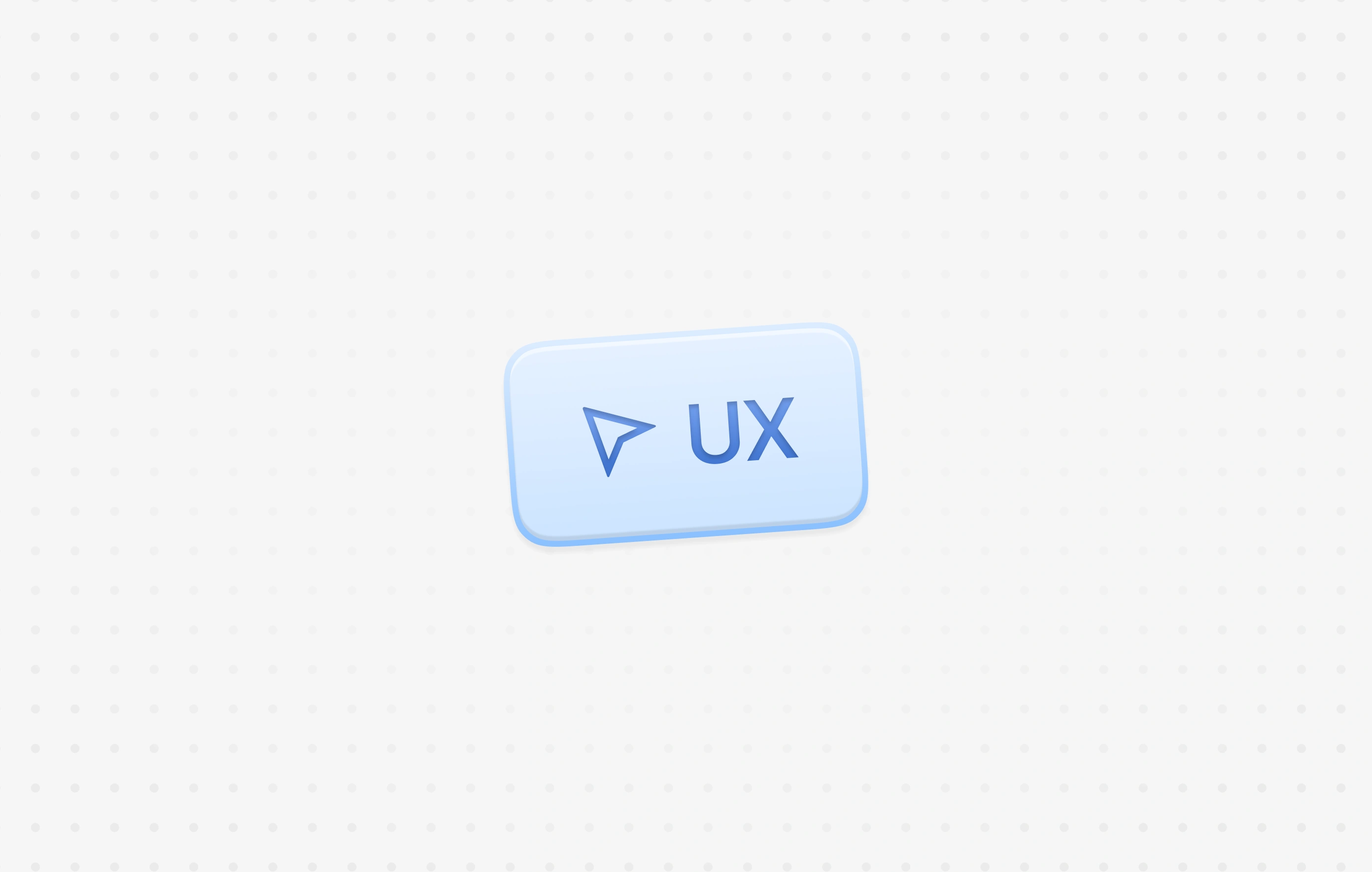 UX badeg with cursor icon