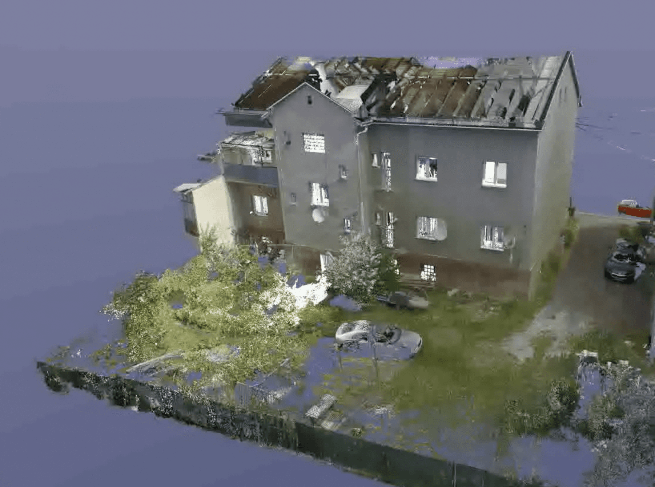 3D skenování vodní přehrady Ostrava-Lhotka