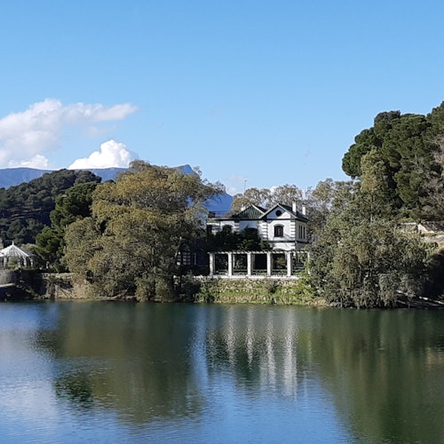 Conde de Guadalhorce Dam. House of the engineers.