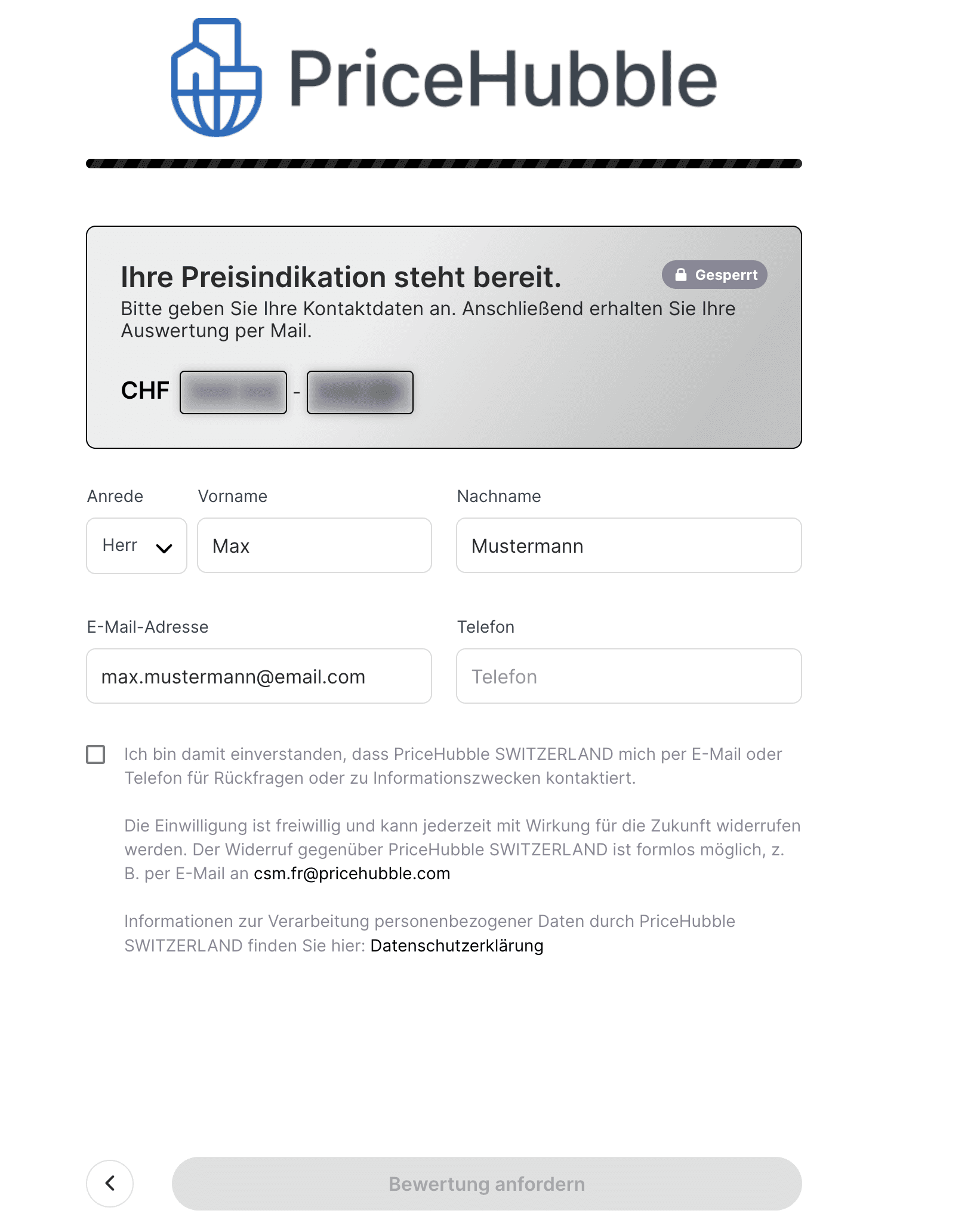 neuer lead generator CHDE screenshot 4