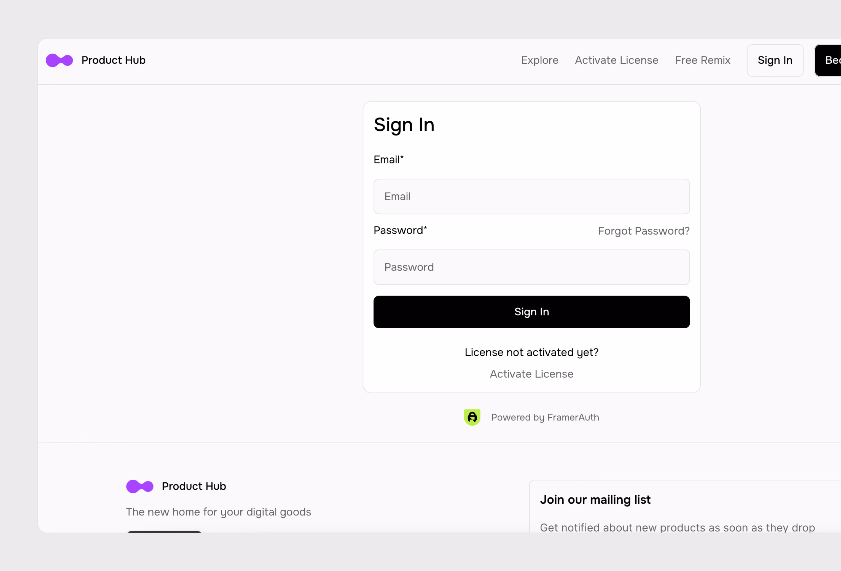 ProductHub — 电商网站设计灵感
