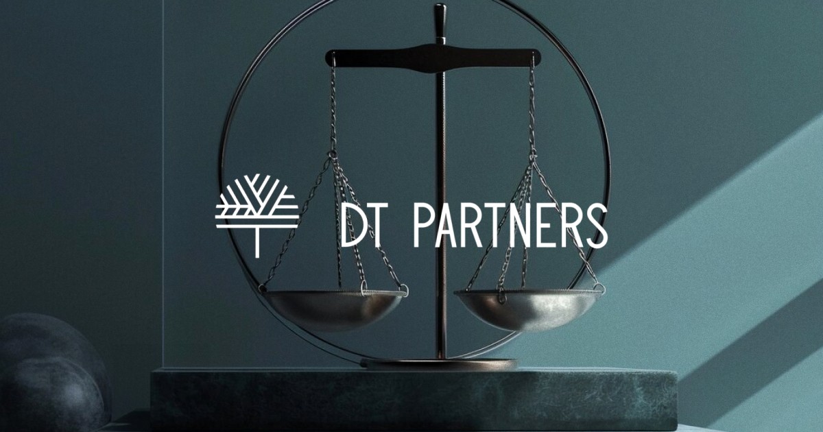 DT Partners law firm website branding with modern corporate legal consulting identity