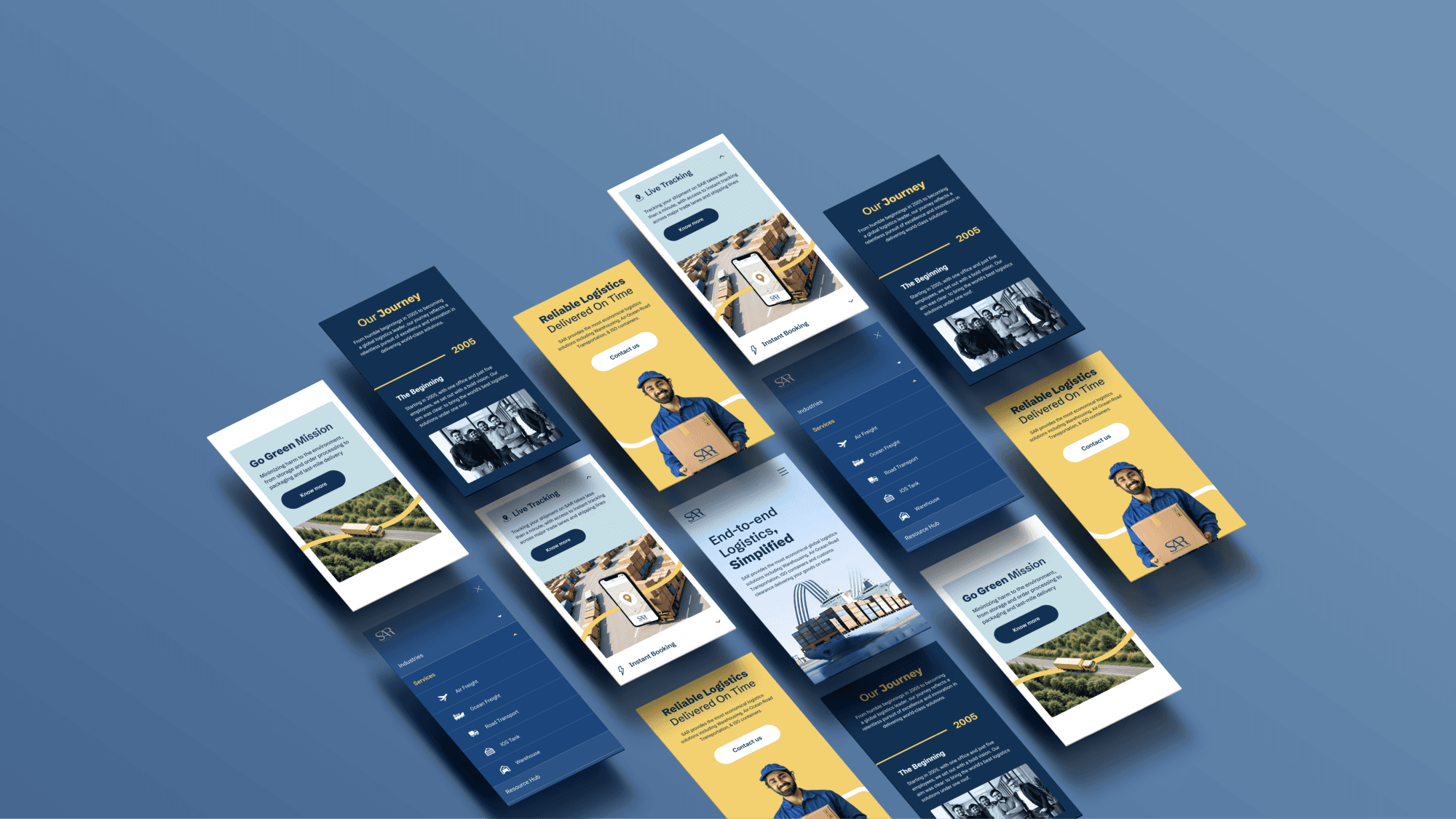 End-to-End Logistics Visuals for SAR – Industry Impact Design by Manasi Doshi