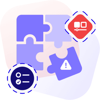 Industry blueprint cybersecurity risk management icon