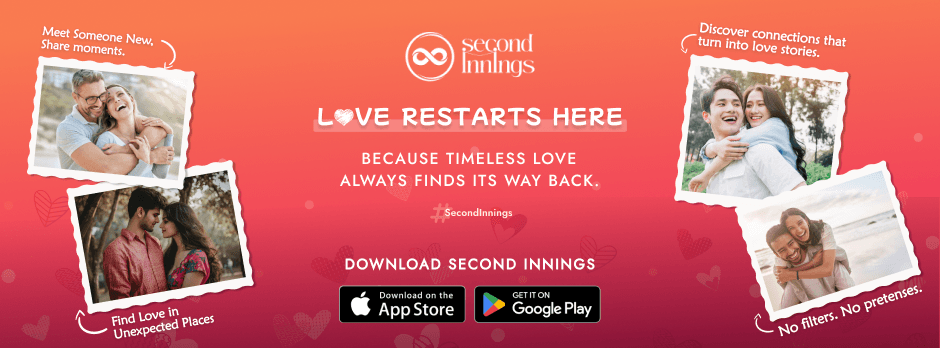 "Second Innings: A dating app for second chances, connecting people with shared experiences for meaningful relationships."