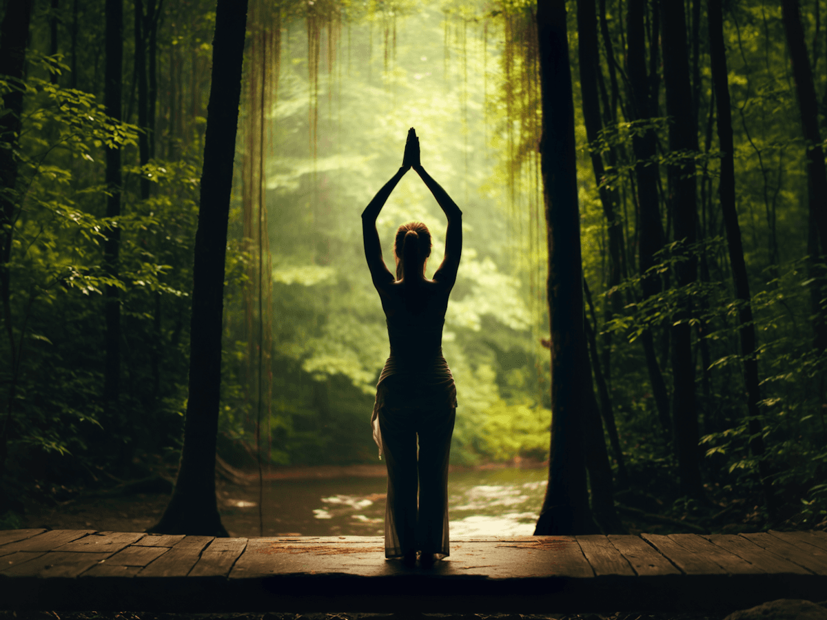 Mindful Meditation Scene