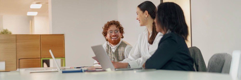 Business team discussing physical custody protocols and chain of custody for sensitive data.