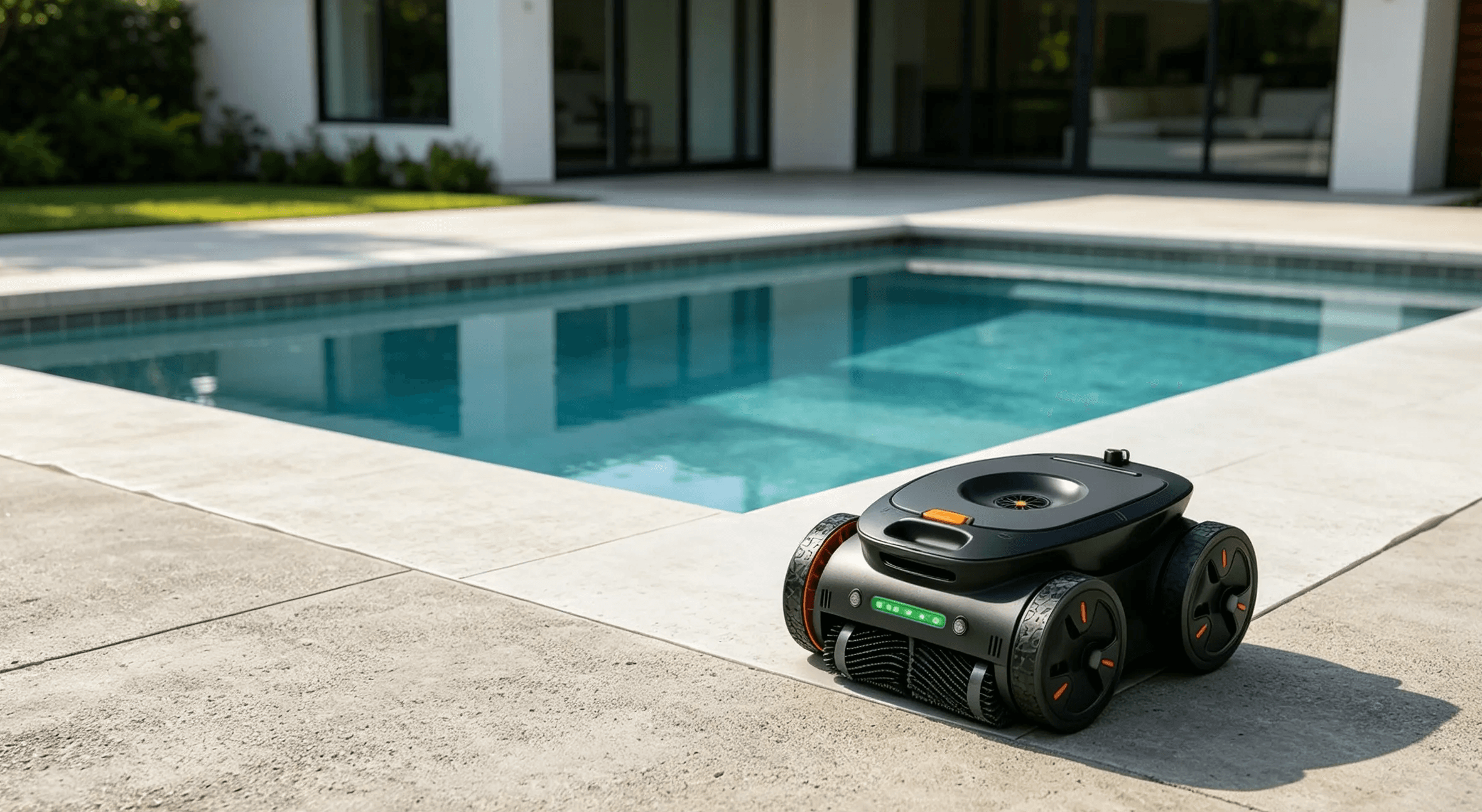 Different swimming pool surfaces that affect robotic pool cleaner performance