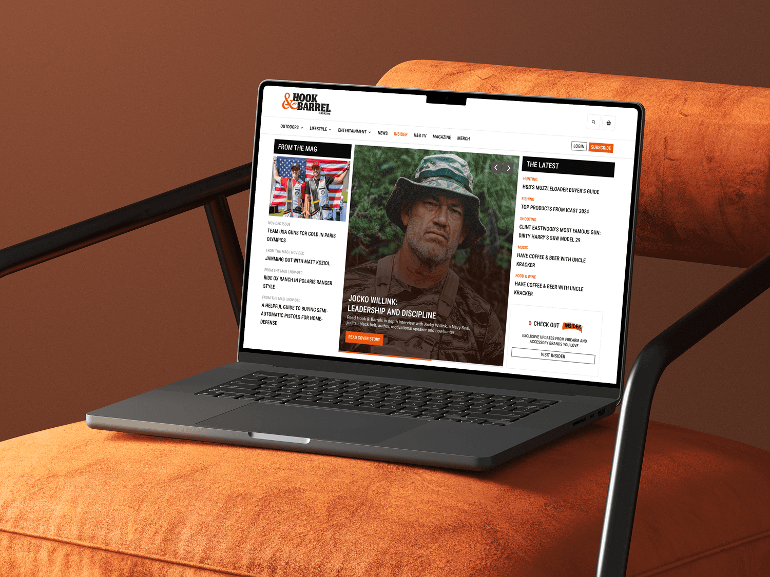 Hook & Barrel Website