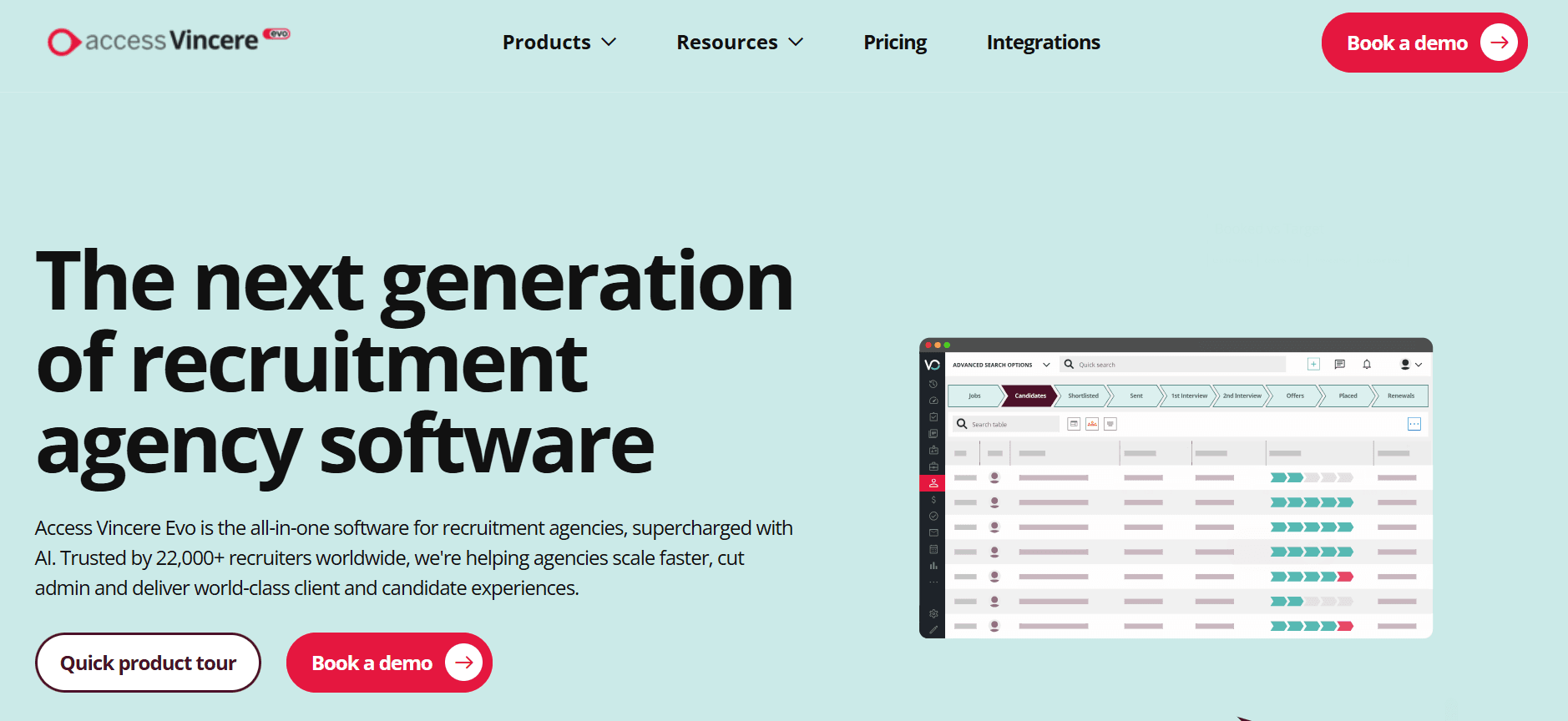 vincere - Recruitment Automation Tools
