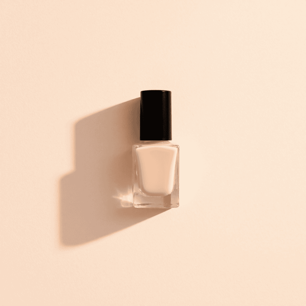 product photography of bottle of nail polish
