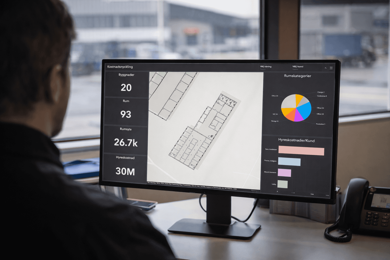 person checking expenses on ther laptop
