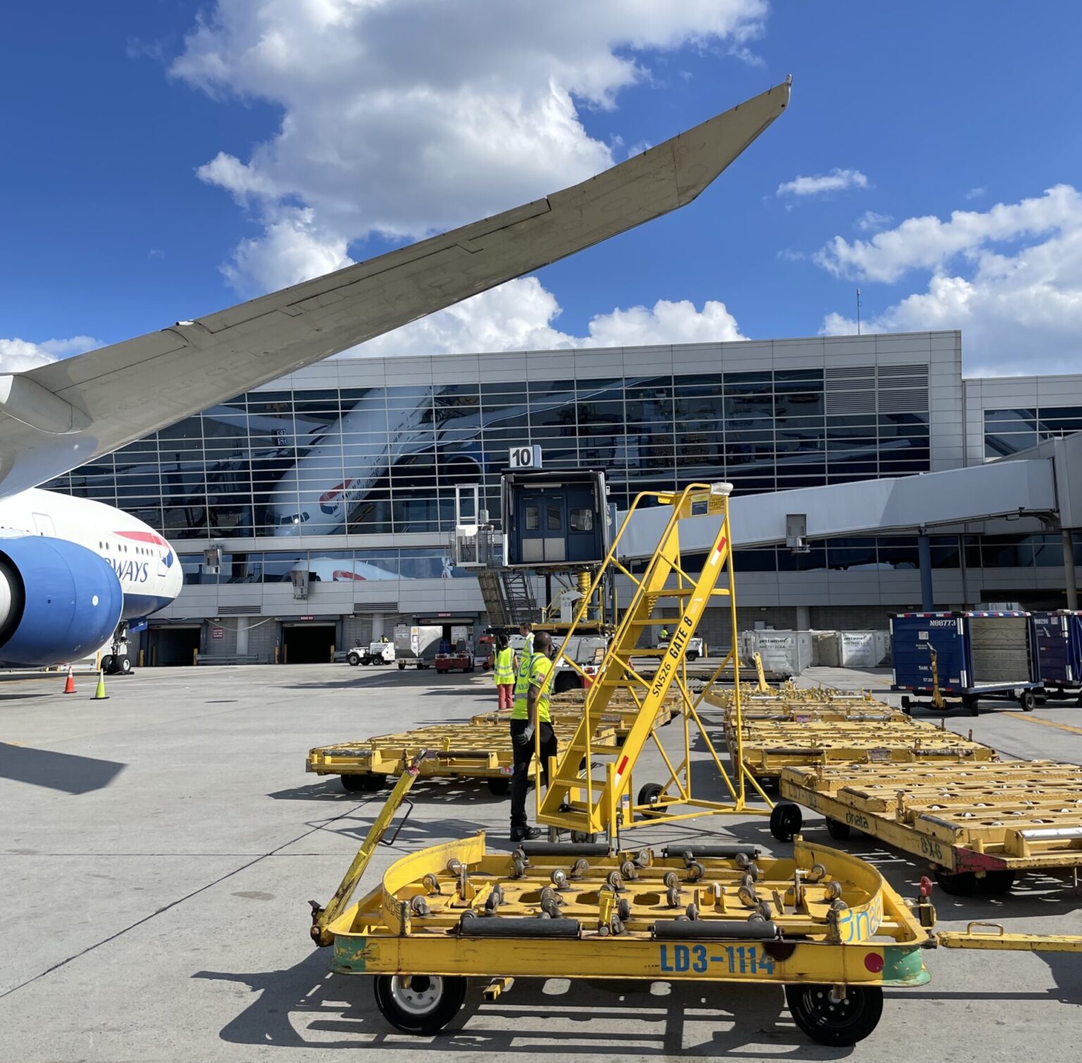 Airport service operations and ramp manager at JFK using HALO