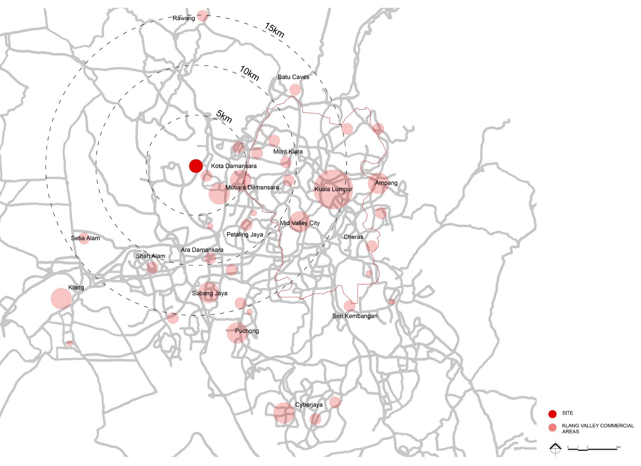 Architectural drawings of Kwasa Damansara City project by Asima Architects
