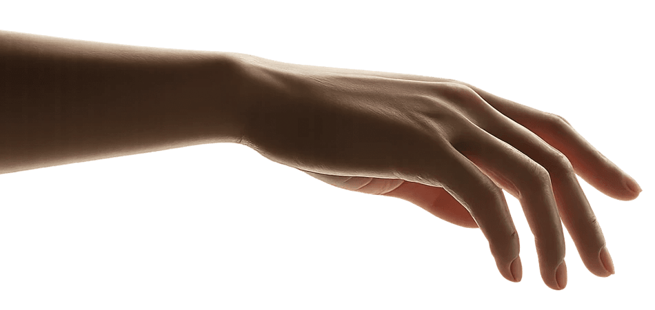 Hand Emerging from Left