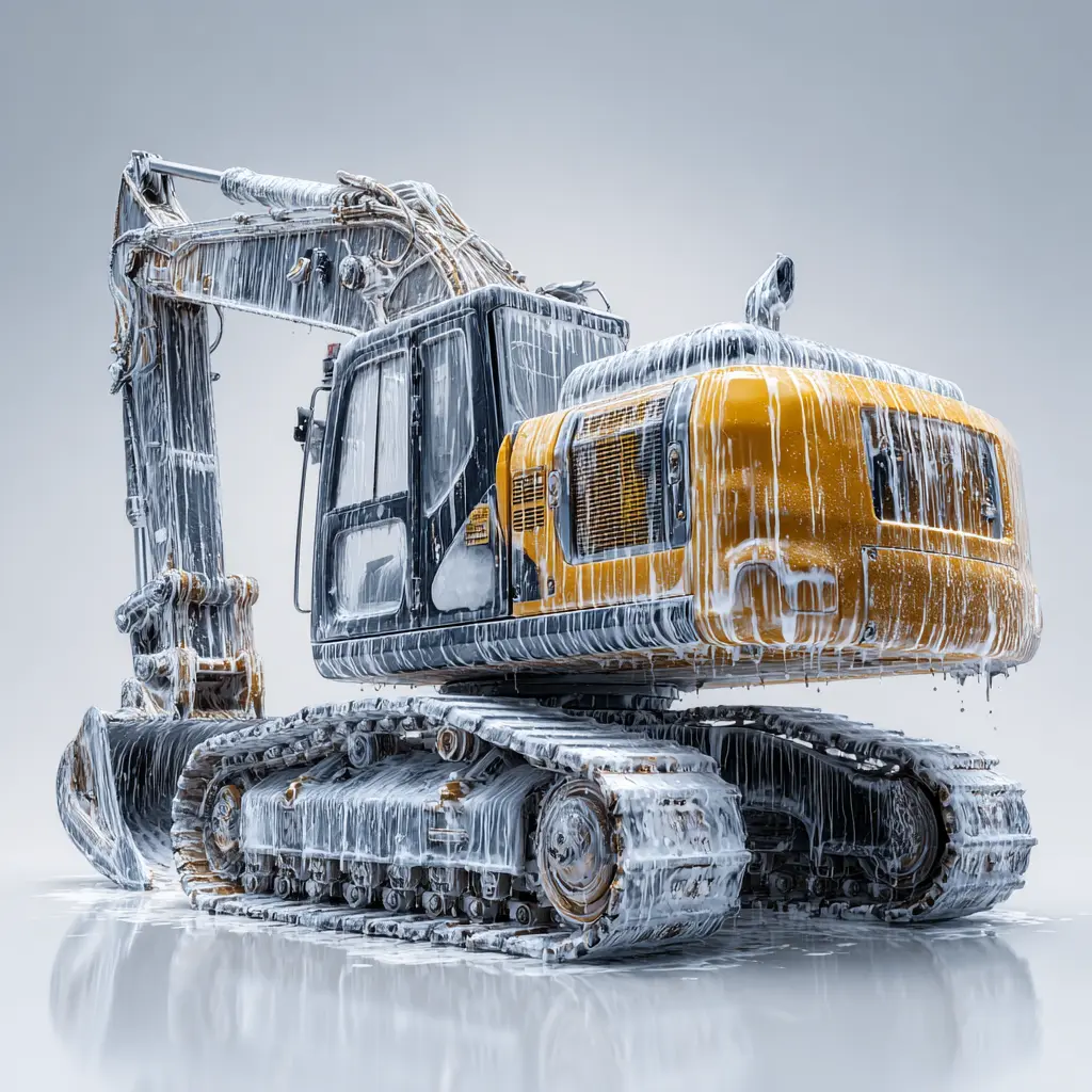 Czyszczenie maszyn budowlanych i sprzętu ciężkiego - chemia ORAPI